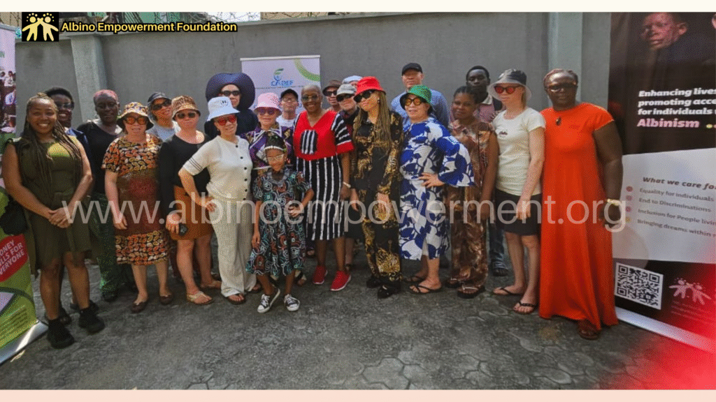 Albino Empowerment Foundation advocacy outreach empowering persons with albinism Community empowerment and albinism awareness program in Nigeria